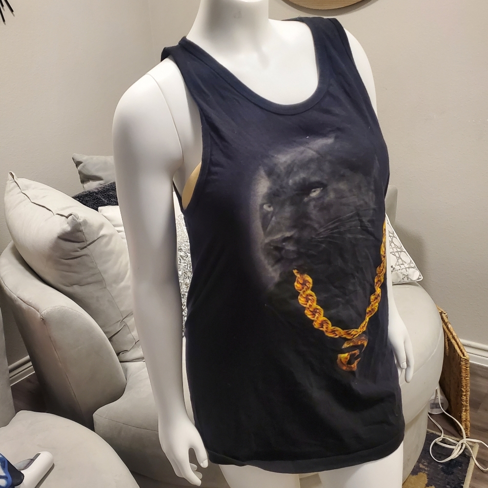 Dojo women's black panther tank- medium